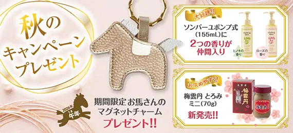 秋のキャンペーン